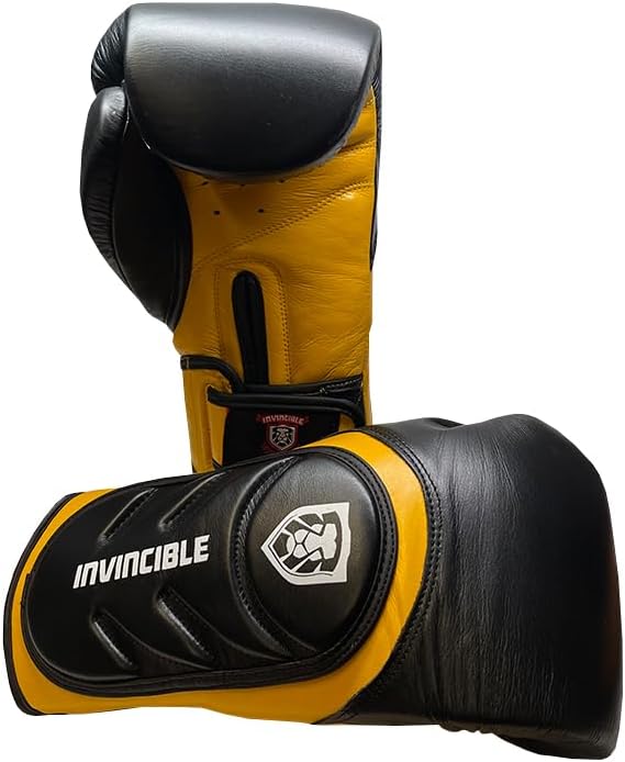 Invincible Fight Gear Professional Hook and Loop Leather Training - SJB-DIAMOND ELITES