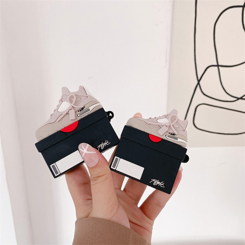 Sneakers Shoe Box Silicone Earphone Case Pi-Mart