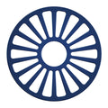 Tramontina Gourmet Enameled Cast Iron 7-inch Round Trivet Gradated Cobalt EasyOptionXY LLC