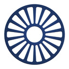 Tramontina Gourmet Enameled Cast Iron 7-inch Round Trivet Gradated Cobalt EasyOptionXY LLC