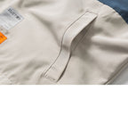 Korean Style Color Block Student Hooded Jacket Handsome Trend Pi-Mart