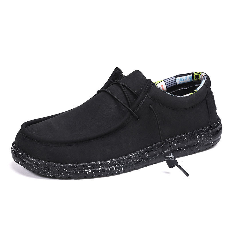 Leather Pedal Driving Leisure Lazy Men's Shoes Pi-Mart