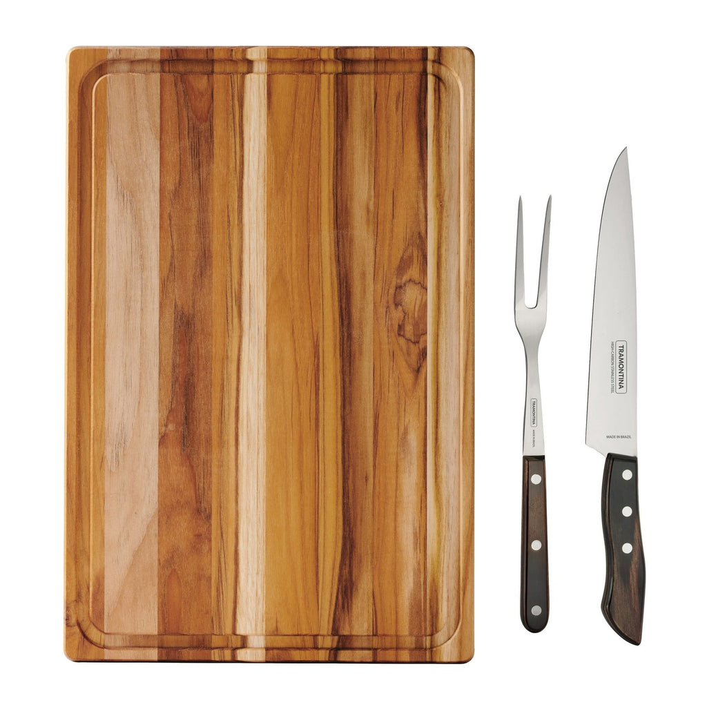 Tramontina 3 Pc BBQ Carving Set EasyOptionXY LLC