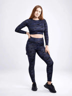 Long-Sleeve Crop Top - SJB-DIAMOND ELITES