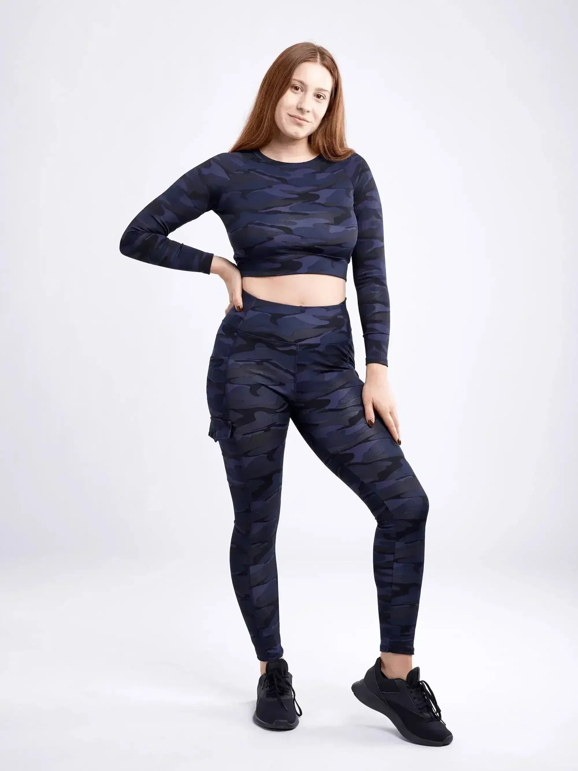 Long-Sleeve Crop Top - SJB-DIAMOND ELITES