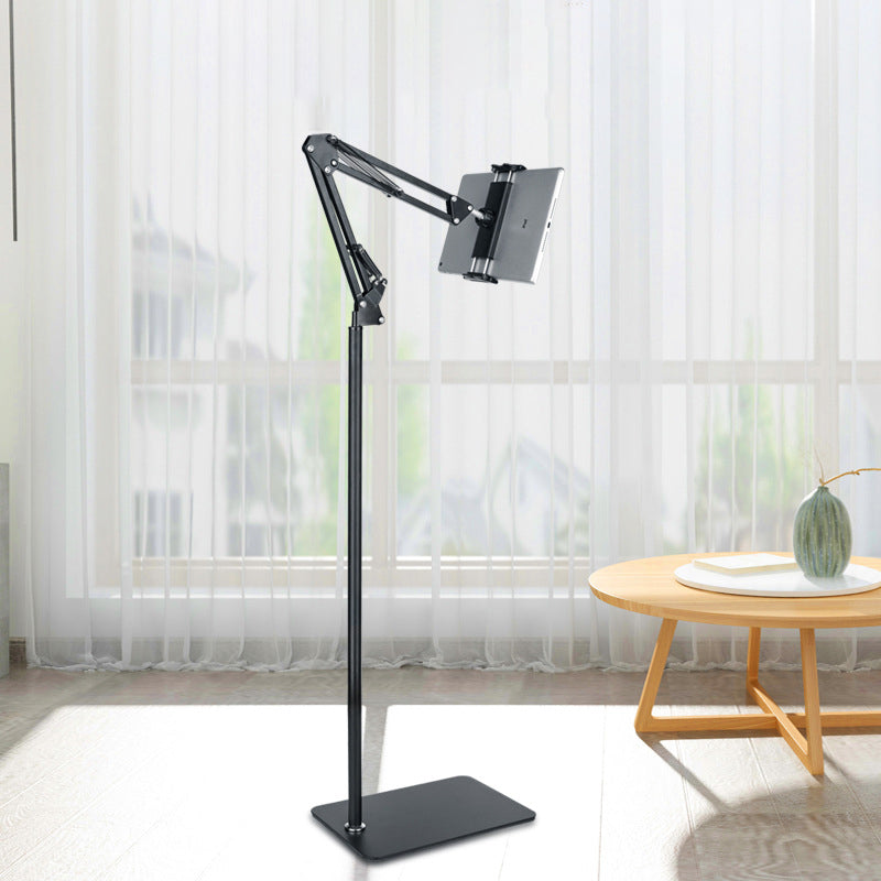 Lazy Mobile Phone Holder 360 Degree Rotating Folding Floor Stand Pi-Mart