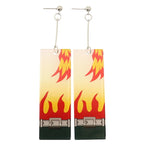 Acrylic Tanjiro Earrings Pi-Mart