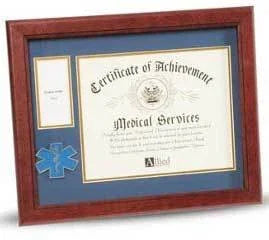 EMS Frame 8x10 EMS Medallion, Certificate, Medal Frame The Military Gift Store