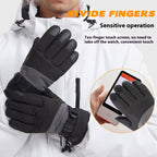Winter Waterproof Cold-proof Ski Gloves Keep Warm Pi-Mart