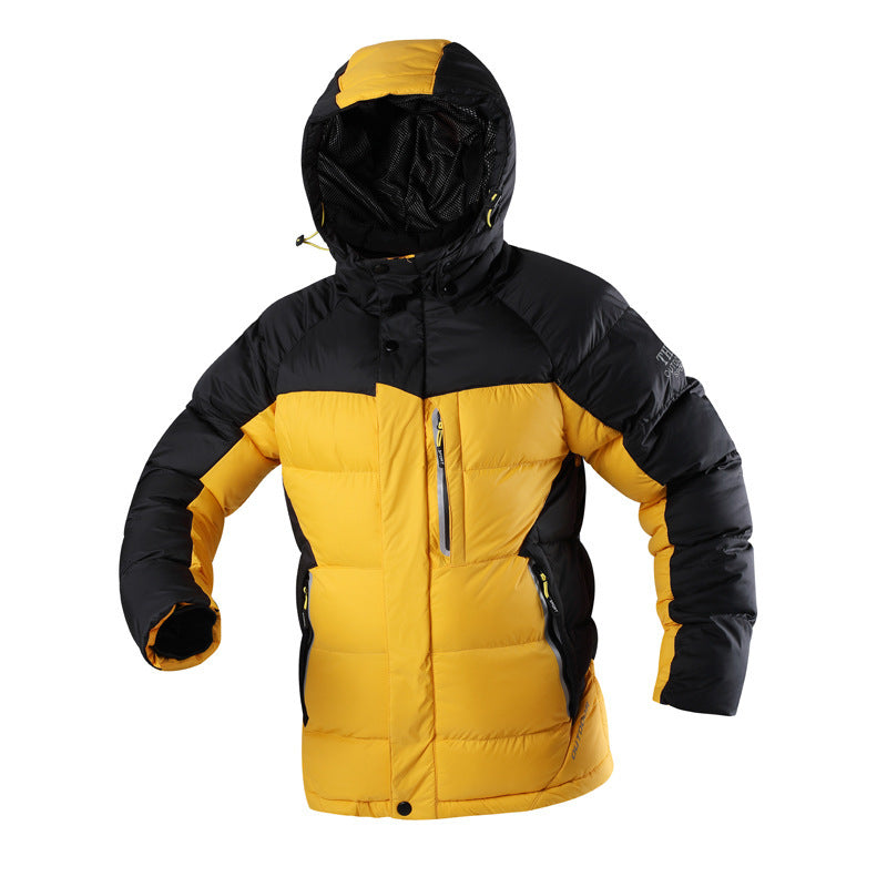 Men's sports padded hooded warm cotton jacket