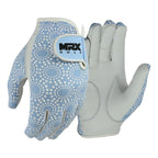 New Women's Golf Gloves Left Hand Cabretta Leather Sky Blue MRX Products