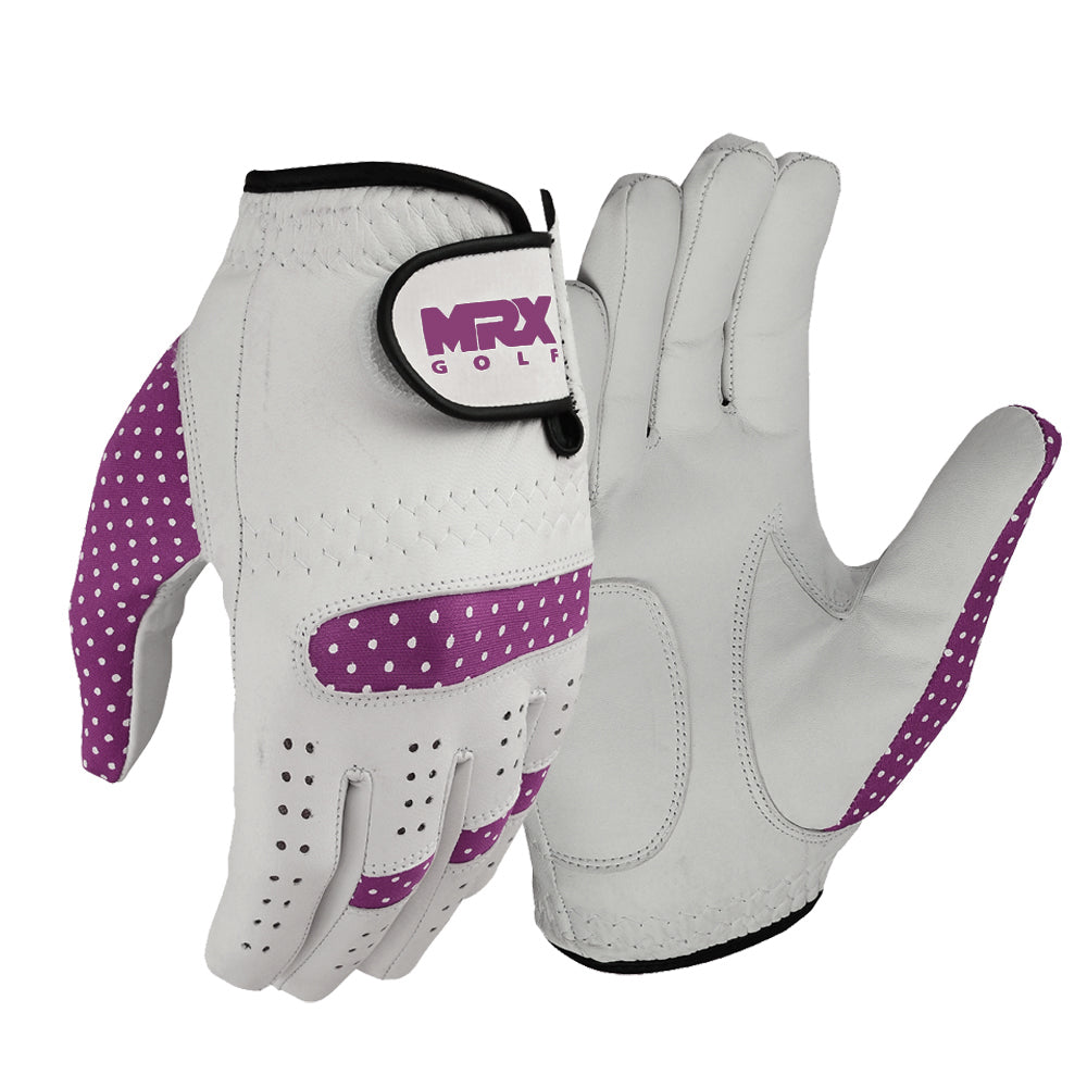 MRX Women's Golf Gloves Left & Right Hand Cabretta Leather Golfer Glove - SJB-DIAMOND ELITES