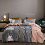 Thickened Brushed Four-piece Winter Bed Sheet And Duvet Cover Three-piece Bedding Set