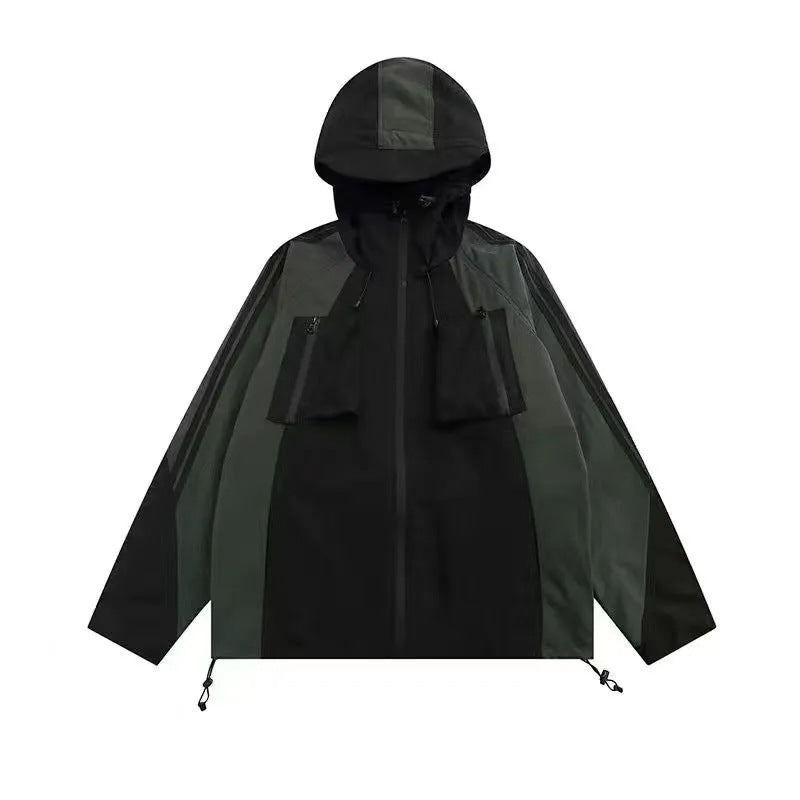 Shell Jacket Loose Waterproof Jacket Coat For Women Pi-Mart