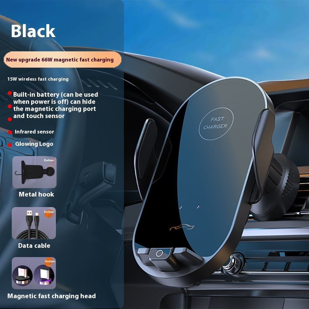 Car Phone Holder 66W Fast Charging Wireless Charger Pi-Mart