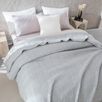 [Fast Arrival] 1pc Ultra-Soft Cloud-Like Cotton Jersey Bed Blanket - Bed Blankets - Plush Quilted Bedspread for Year-Round Comfort, Machine Washable, Soft Coverlet for Cozy Sleeping