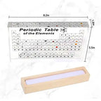 Periodic Table With 83 Kinds Of Real Elements Inside, Acrylic Periodic Table Of Elements Samples, Easy To Read, Creative Gifts For Science Lovers And Students - SJB-DIAMOND ELITES