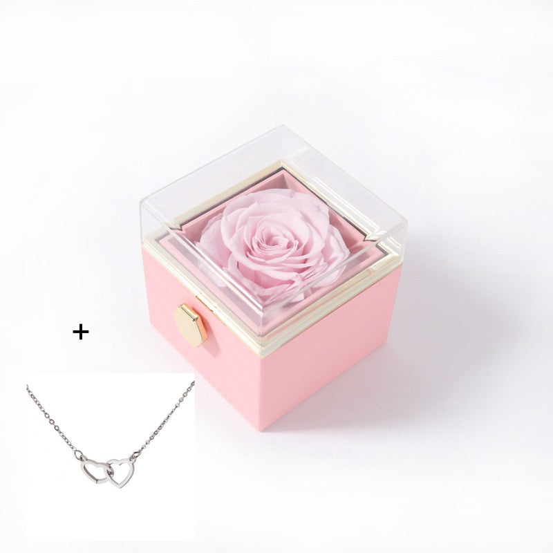 Acrylic Ring Box Valentine's Day Proposal Confession Pi-Mart
