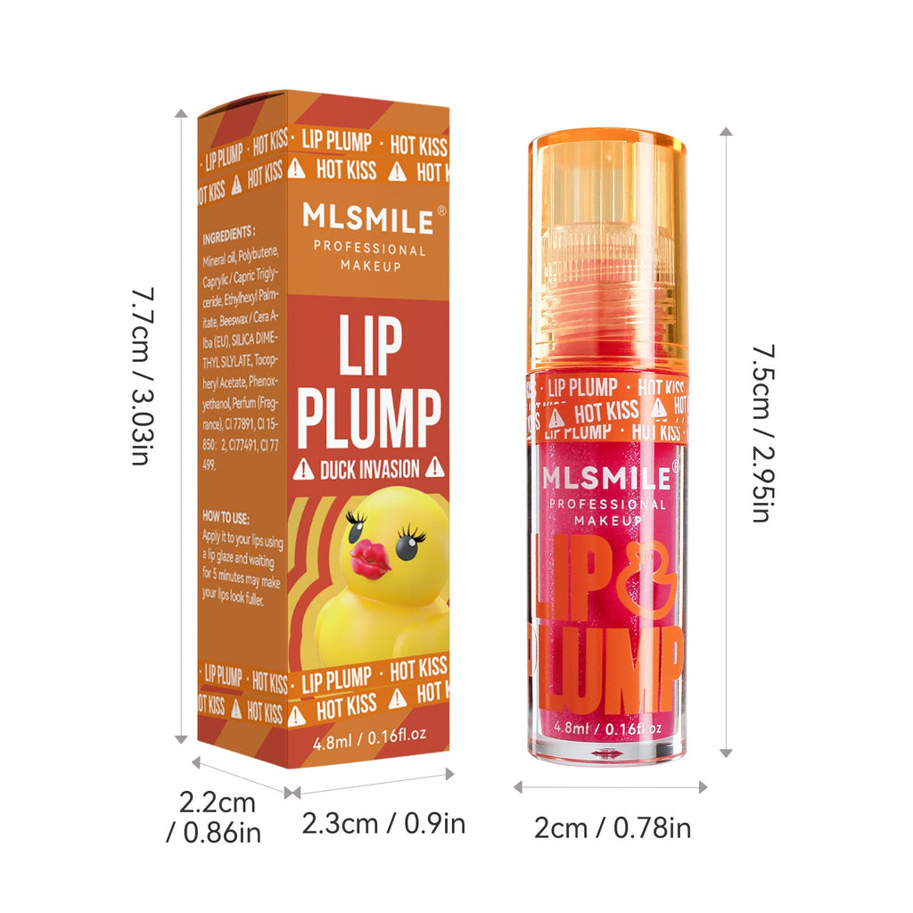 Duck Lip Gloss Mirror Lip Lacquer Pearlescent Liquid Lipstick Pi-Mart