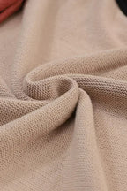 Colorblock Bishop Sleeve Sweater - Ribbed Trim | Femstylo