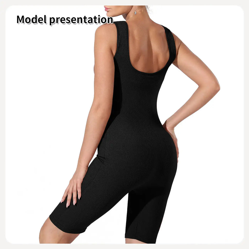 Women's Fashion Simple Solid Color Bodysuit - SJB-DIAMOND ELITES