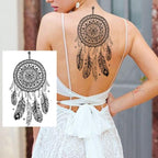 53 Sheets Black Lace Temporary Tattoos Sticker Butterfly Flower Fake Tatoo Sticker Sexy  Black Henna Temporary Tattoos For Women Stevvex