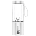 530ML Electric Juicer Portable Smoothie Blender USB Rechargeable Food Processor Fruit Mixer Machine Mini Juicer Blender Cup Portable Juicer For Travel USB Electric Blender Fruit Smoothie Blender Machine Personal Food Processor Juicer Stevvex