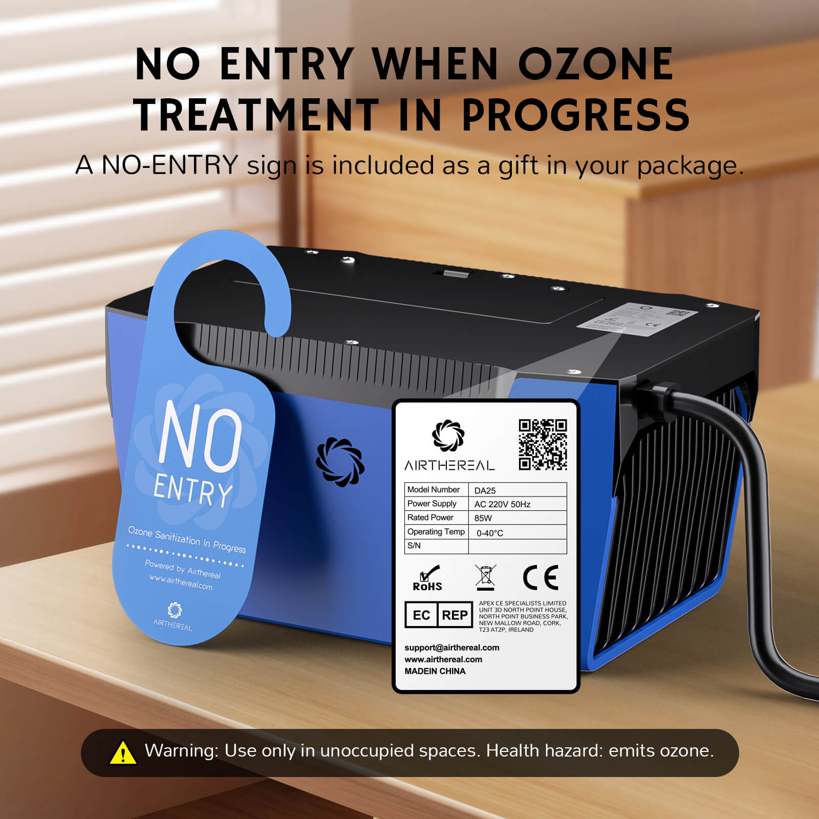 DA25 Desktop Ozone Generator - SJB-DIAMOND ELITES