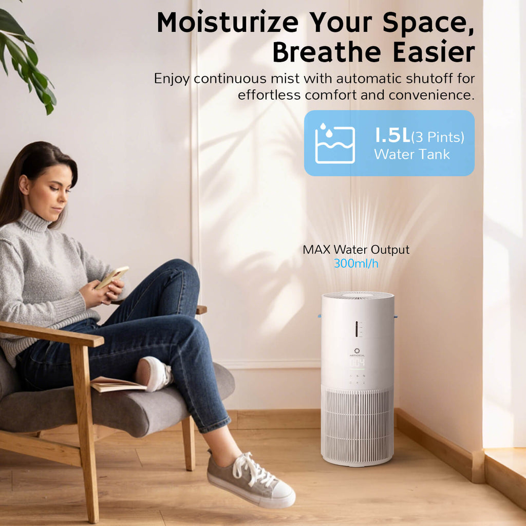 Ethereal Rain AEH300 Air Purifier & Humidifier Combo - SJB-DIAMOND ELITES