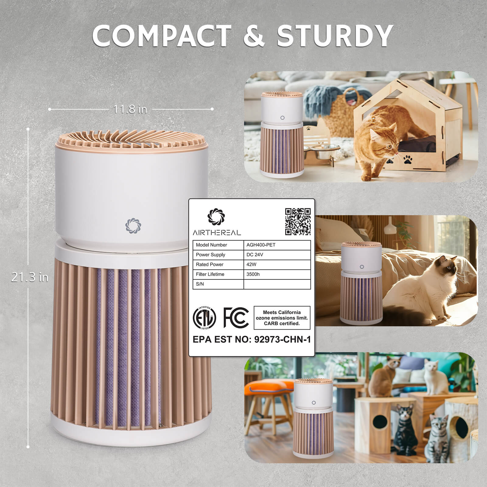 Glory Days AGH400 Pet Air Purifier - SJB-DIAMOND ELITES
