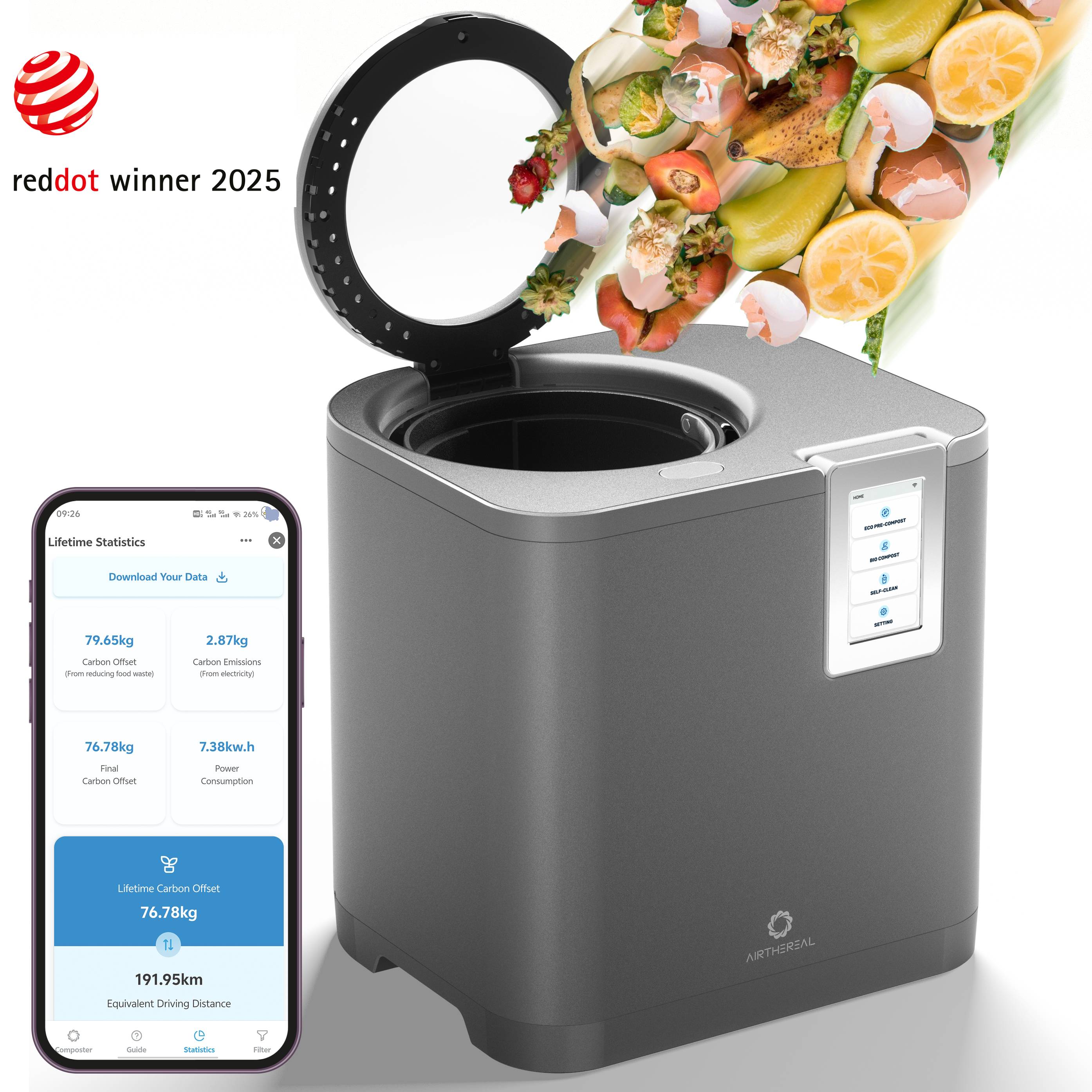 Revive R800 5L WiFi Kitchen Composter - SJB-DIAMOND ELITES
