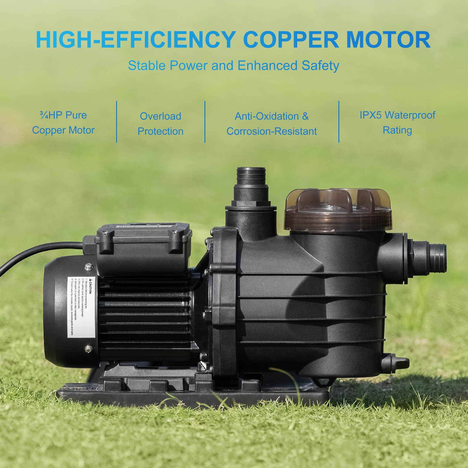 AquaMind AM13 Sand Filter Pump - SJB-DIAMOND ELITES