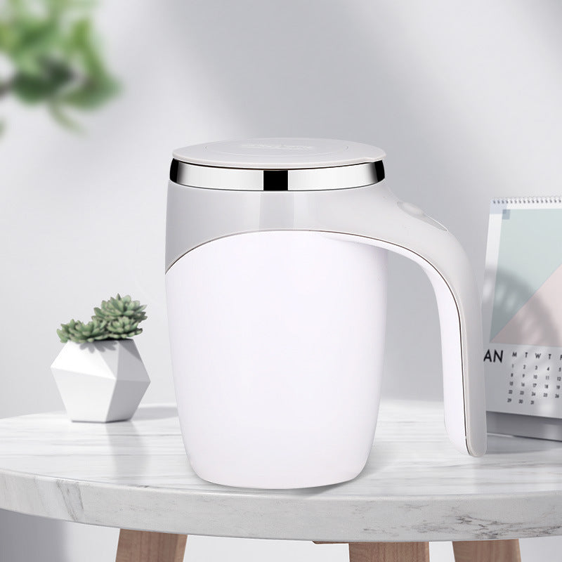 Rechargeable Model Automatic Stirring Cup Coffee Cup High Value Electric Stirring Cup Lazy Milkshake Rotating Magnetic Water Cup Pi-Mart