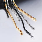 Stainless Steel Box Chain Necklace Pi-Mart