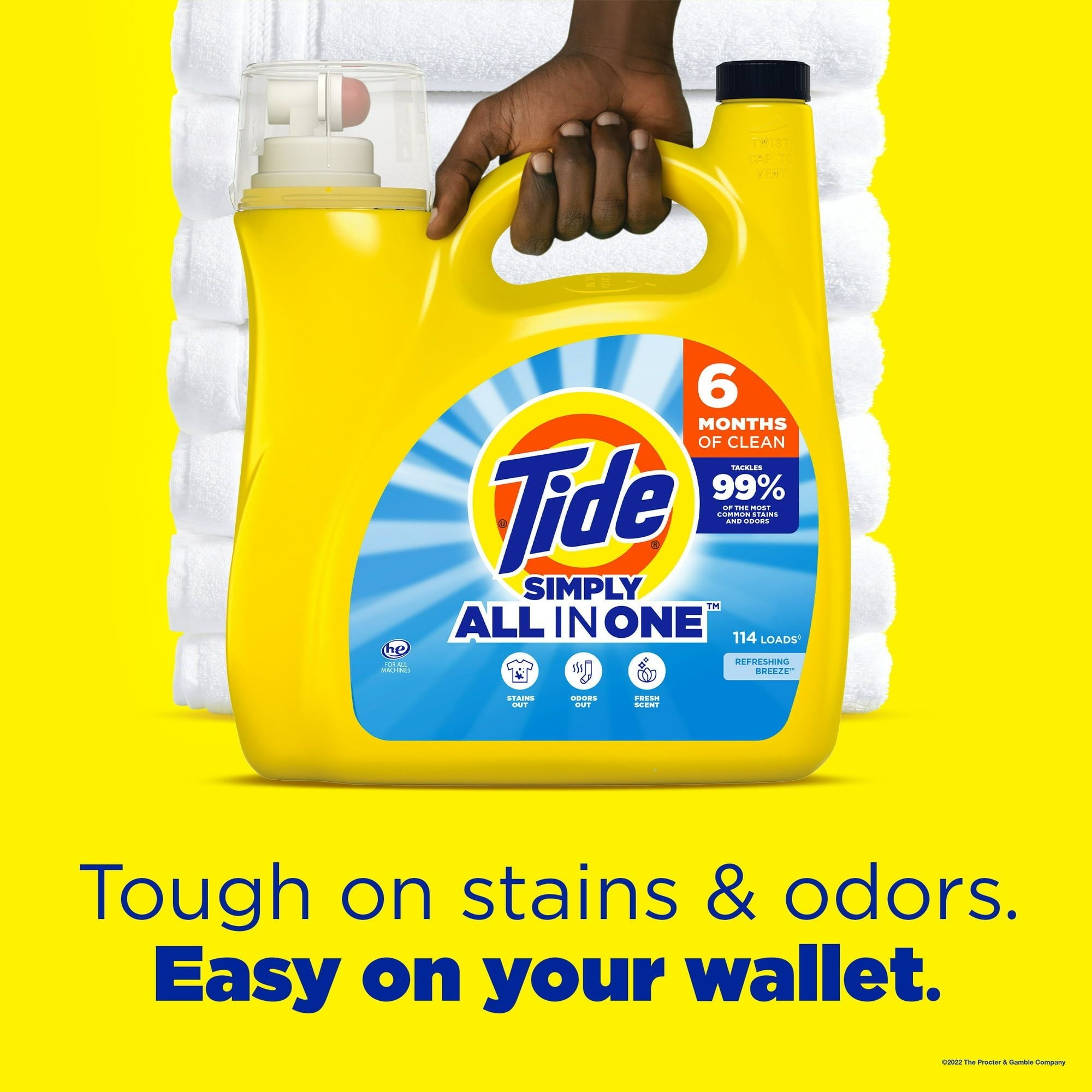 Tide Simply Liquid Laundry Detergent, Refreshing Breeze, 184 oz EasyOptionXY LLC