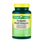 Spring Valley Probiotic Multi-Enzyme Digestive Formula Tablets, 200 Count EasyOptionXY LLC