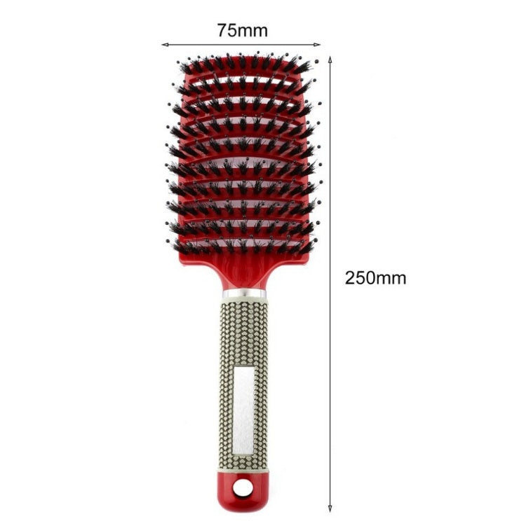 Hairbrush Anti Klit Brushy Haarborstel Women Detangler Hair Brush Bristle Nylon Scalp Massage  Teaser Hair Brush Comb Pi-Mart