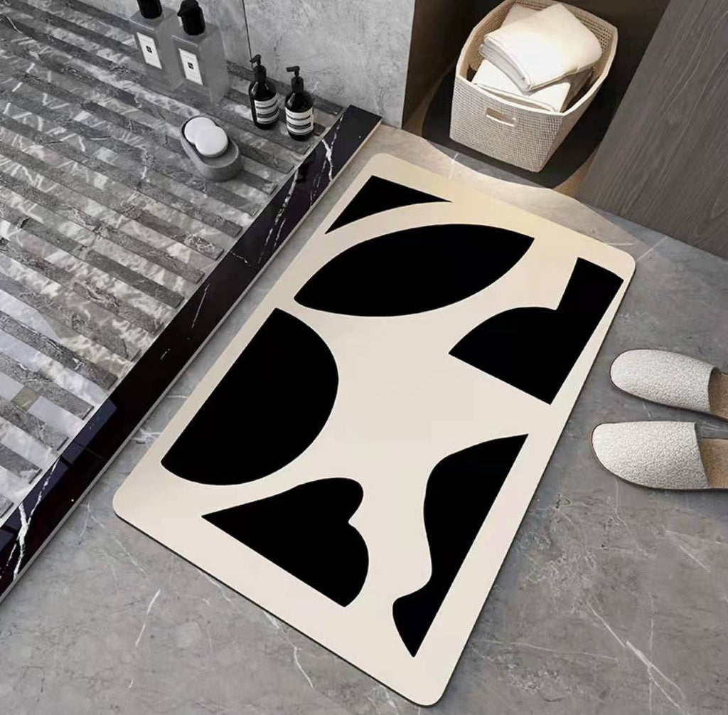 Soft Diatom Mud Floor Mat Bathroom Absorbent Non-slip Pi-Mart