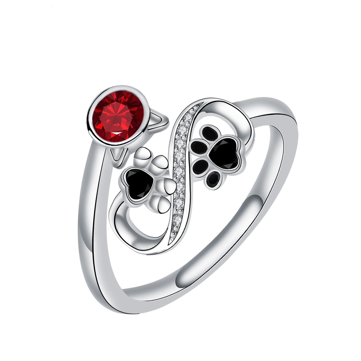 Fashion Dog's Paw Adjustable Ring Pi-Mart