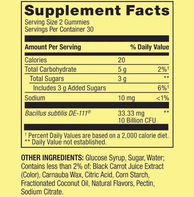 Spring Valley High Potency Probiotic Gummies, 10B CFU, Strawberry Lemonade, 60 Count - Unisex EasyOptionXY LLC