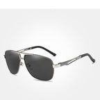 Business Luxury Men Polarized Square Driving Sunglasses Lens Brand Designer Aluminum Classic Frame  Elegant Sunglasses - SJB-DIAMOND ELITES