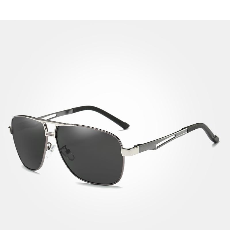 Business Luxury Men Polarized Square Driving Sunglasses Lens Brand Designer Aluminum Classic Frame  Elegant Sunglasses - SJB-DIAMOND ELITES