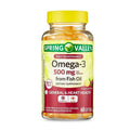 Spring Valley Omega-3 Fish Oil Softgels, Lemon, 500 mg, 60 Count EasyOptionXY LLC