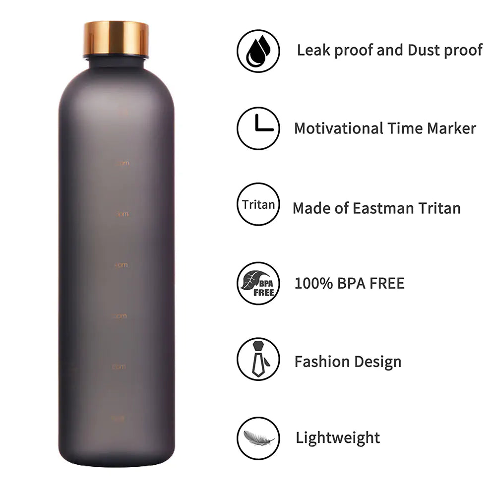 Water Bottle With Time Marker Pi-Mart