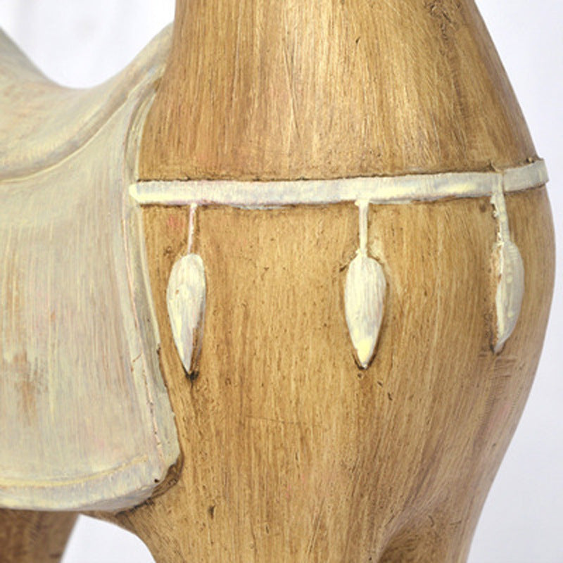 Nordic Texture Resin Crafts Horse Ornaments Lootquake LLC