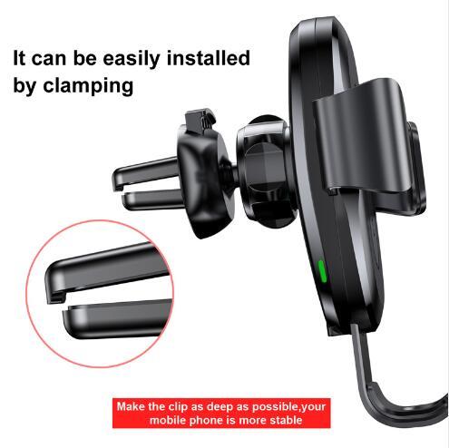 Gravity Bracket Wireless Car Charger – Fast, Secure, &amp; Hands-Free Charging On The Go Pi-Mart