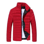 Men's Thickened Down Jacket - 100% White Goose Down Filled Loose Fit Coat