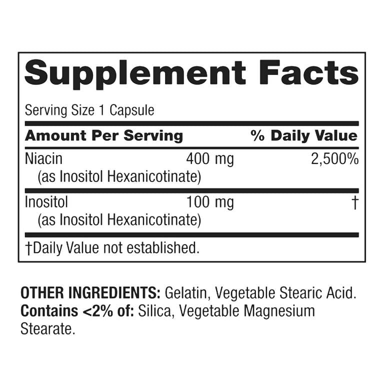 Spring Valley Niacin Metabolism Support Dietary Supplement Capsules, 500 mg, 240 Count EasyOptionXY LLC