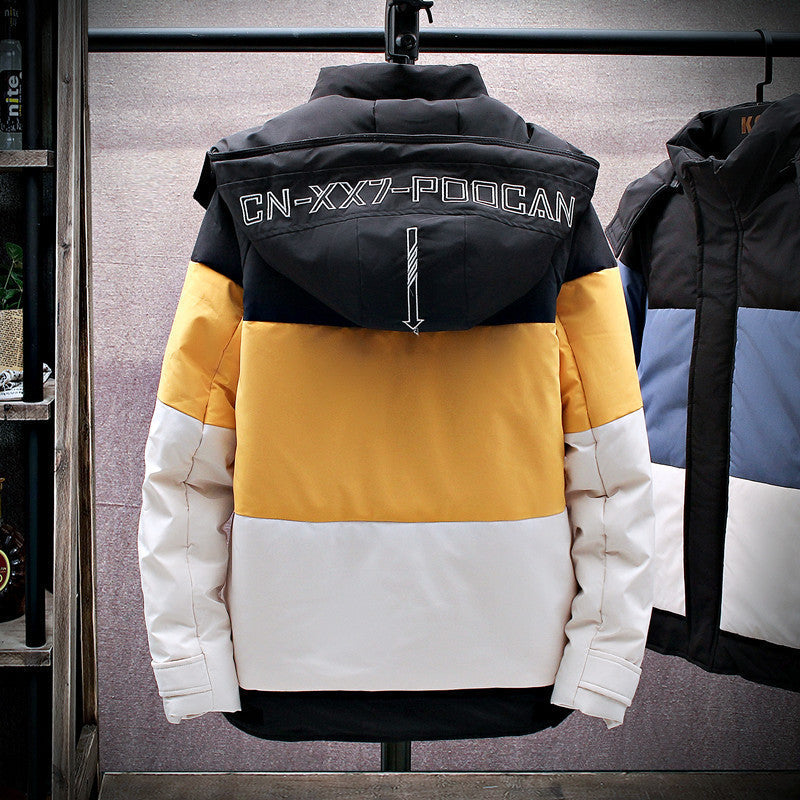 Youth Warm And Thick Hooded Cotton Jacket Pi-Mart