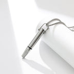 Breathing Resistance Whistle Necklace Round Tube Built-in Cotton Core Pi-Mart